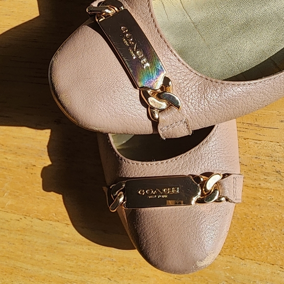 Coach Bianca blush pink flats - Picture 11 of 12